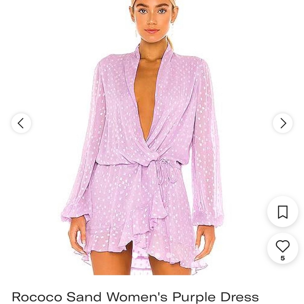Rococo sand mini dress